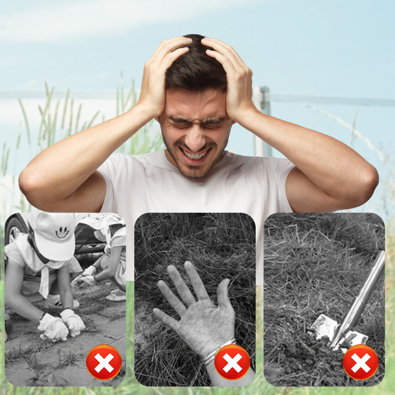 Multifunctional Garden Weeding Forks with Wooden Handle-1
