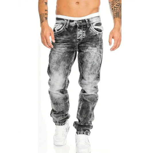 🔥👖 Men's Fashion Creative Stretch Denim Jeans
