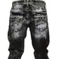 🔥👖 Men's Fashion Creative Stretch Denim Jeans-8