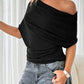 ⏳Limited-time 50% off⏰Women's Asymmetrical Off-Shoulder Batwing Sleeve Top👚-7