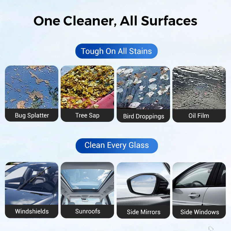🔥Buy 3 Get 2 Free🔥 Auto Glass Side Window Oil Film Removal Cleaner-6