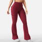 👖 Flattering Freedom | Women's High-Waist Flare Yoga Cargo Trousers
