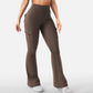 👖 Flattering Freedom | Women's High-Waist Flare Yoga Cargo Trousers