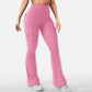 👖 Flattering Freedom | Women's High-Waist Flare Yoga Cargo Trousers