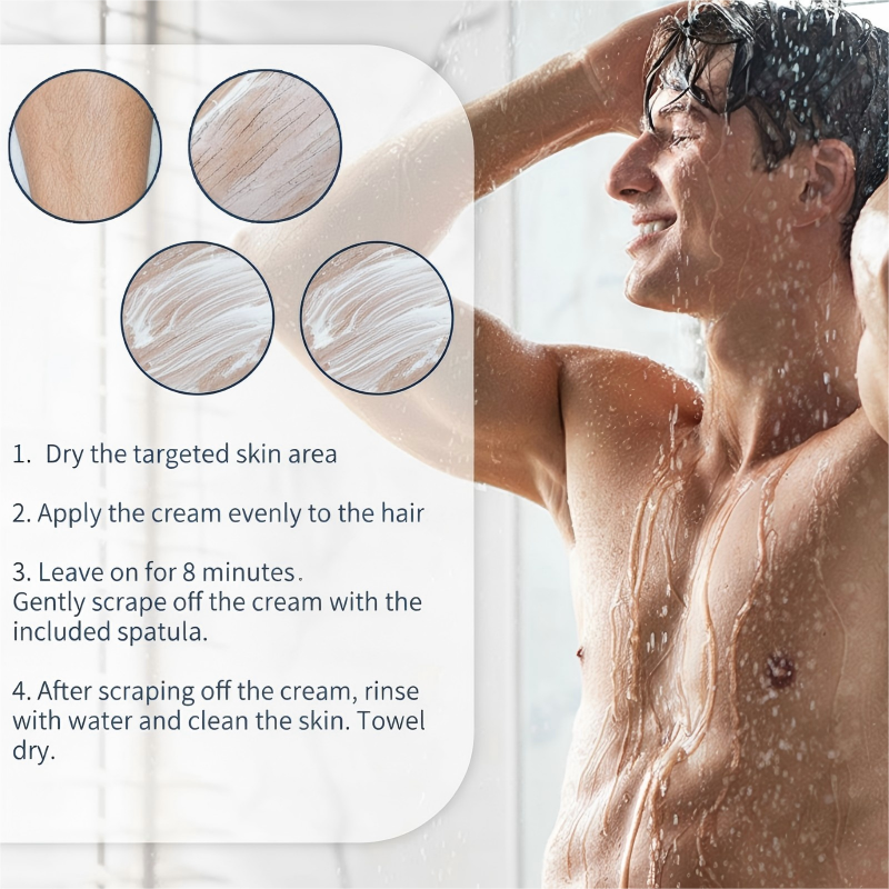 💎 Premium Quality 💎 Fast-Acting Body Hair Removal Cream for Men-6