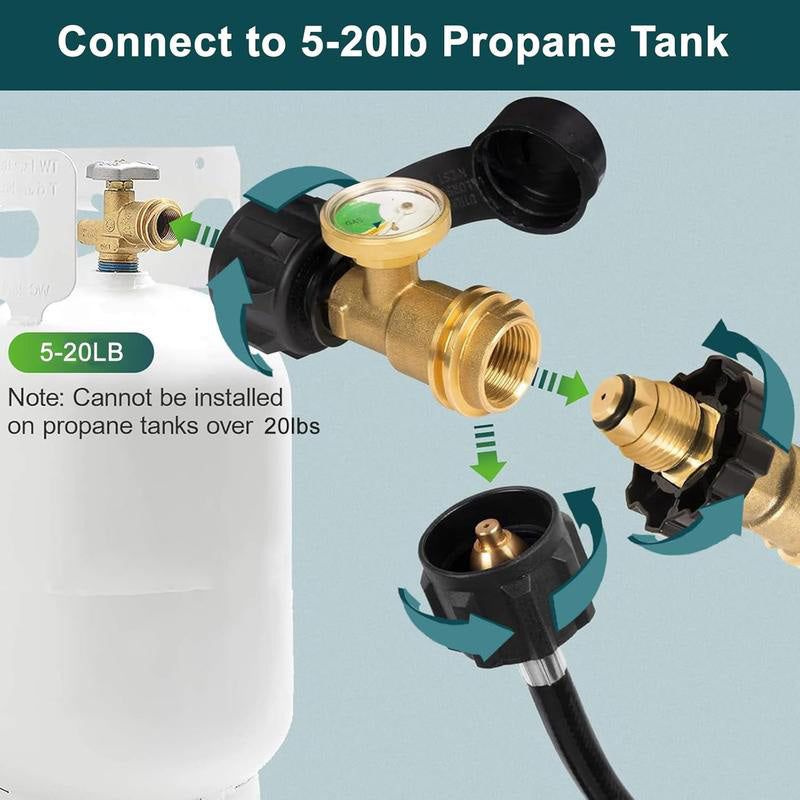 🔥 Hot sale 50% OFF🔥Propane Level Indicator for 5-20lb Tanks-4