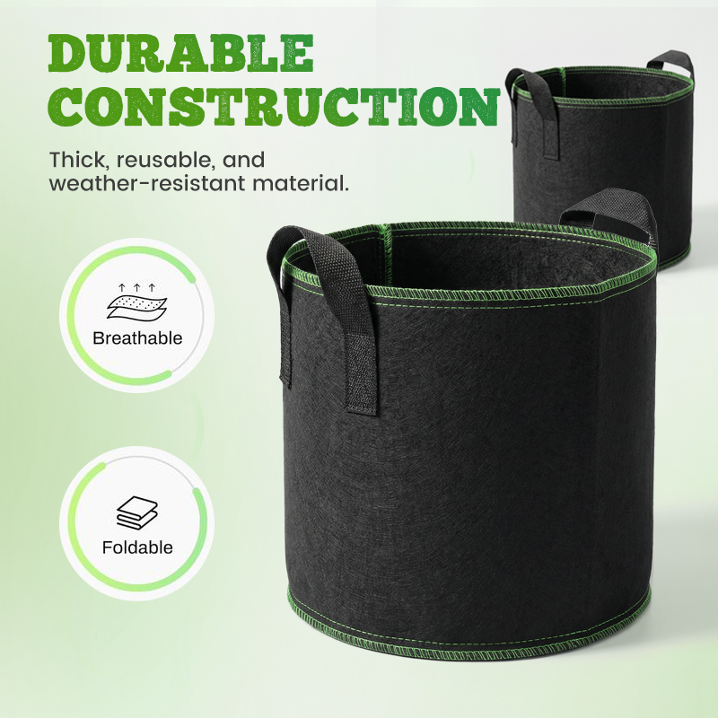 Thickened Non-Woven Grow Bag with Handles-2