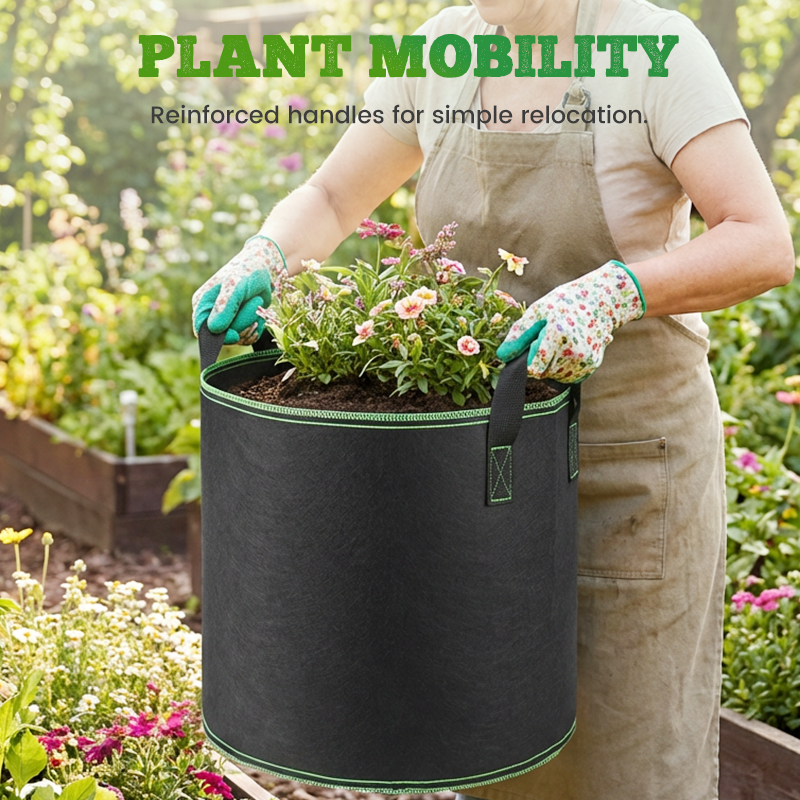 Thickened Non-Woven Grow Bag with Handles-4