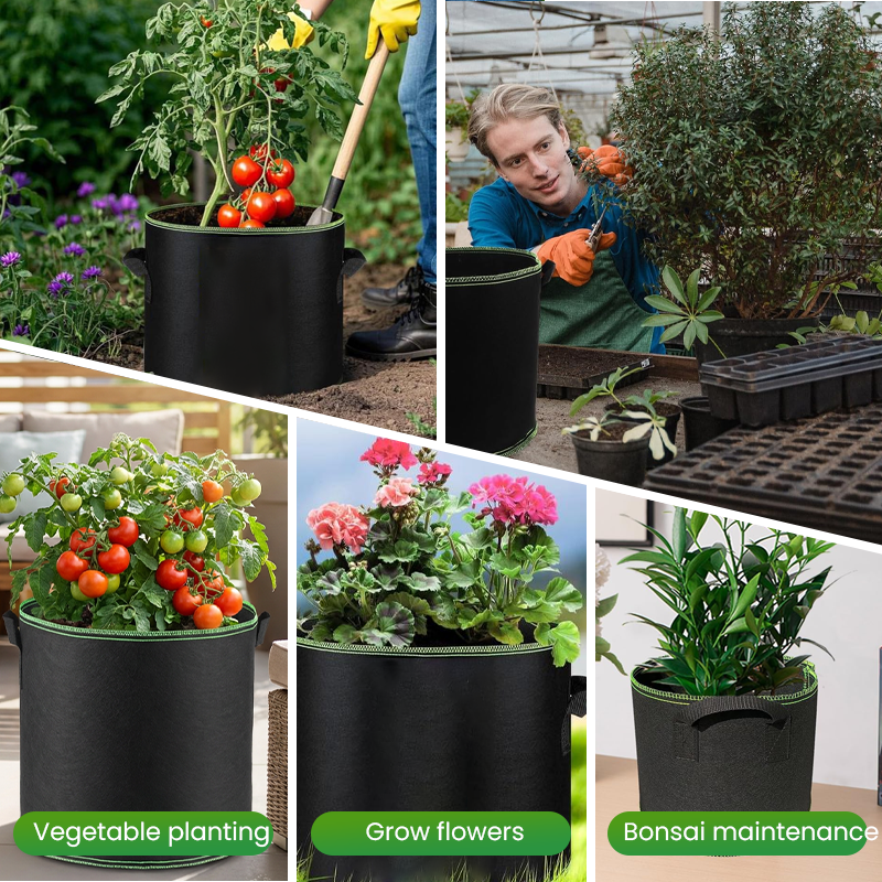 Thickened Non-Woven Grow Bag with Handles-14