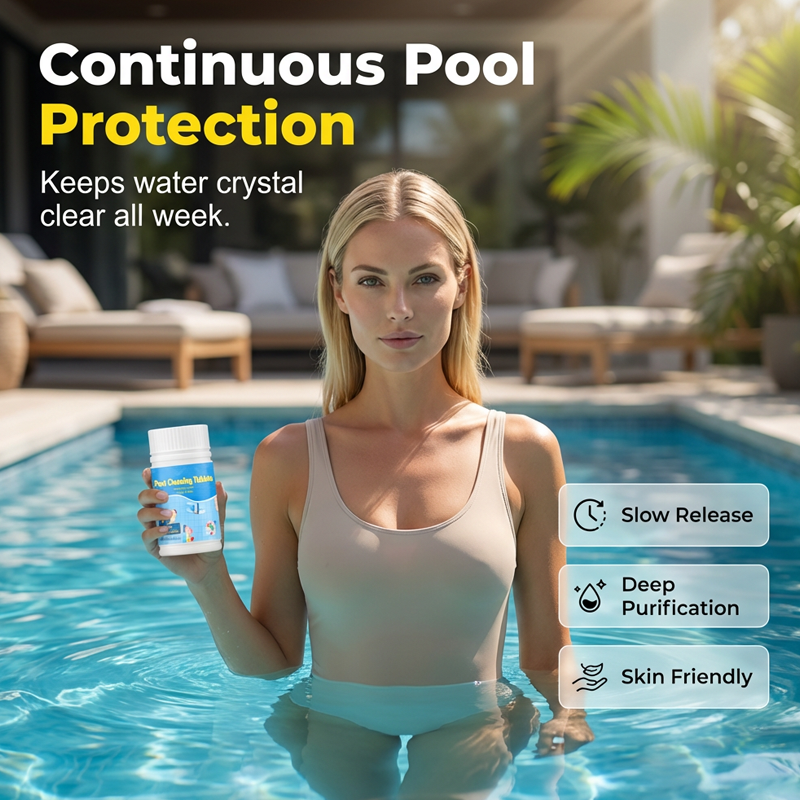 🏠 Home Essential 🌸 Pool Cleaning Tablets for Crystal Clear Water-2