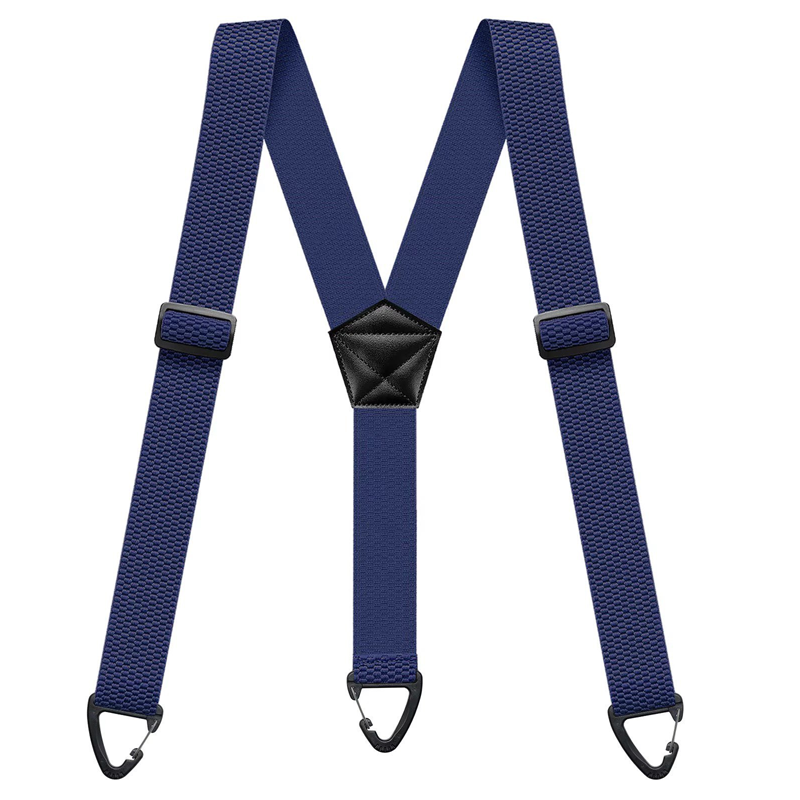 Men's X-Back Suspenders with Hook Clips-12