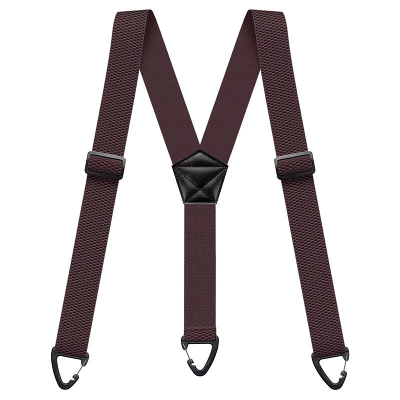 Men's X-Back Suspenders with Hook Clips-14