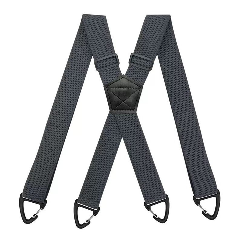 Men's X-Back Suspenders with Hook Clips-18