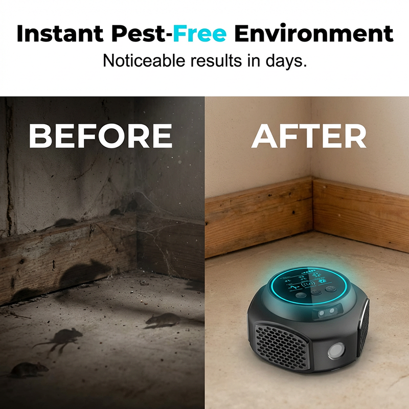⚡【High-Power Ultrasonic Pest Repeller】— Rats and cockroaches will leave on their own—no chemicals, no killing! 🚫🐭-3