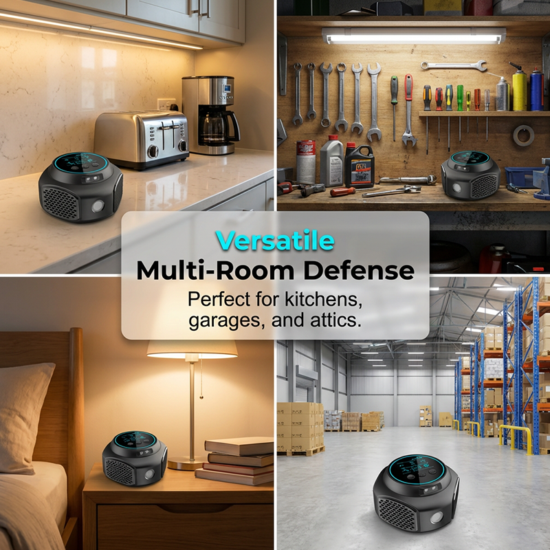 ⚡【High-Power Ultrasonic Pest Repeller】— Rats and cockroaches will leave on their own—no chemicals, no killing! 🚫🐭-8