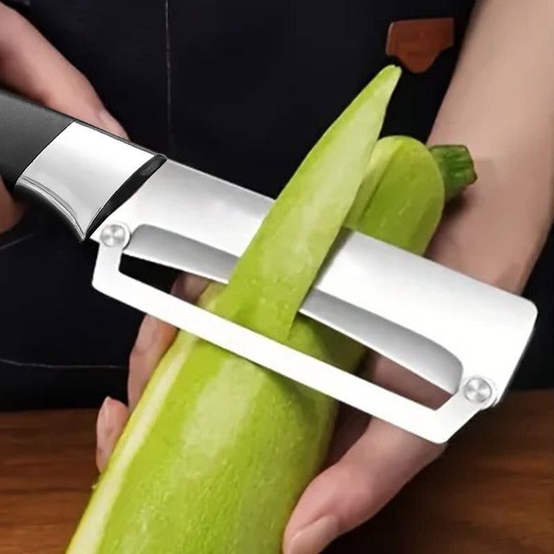 🍺Thickened Stainless Steel Multi-Peeler – Heavy-Duty, Wide Blade, Bottle Opener-3