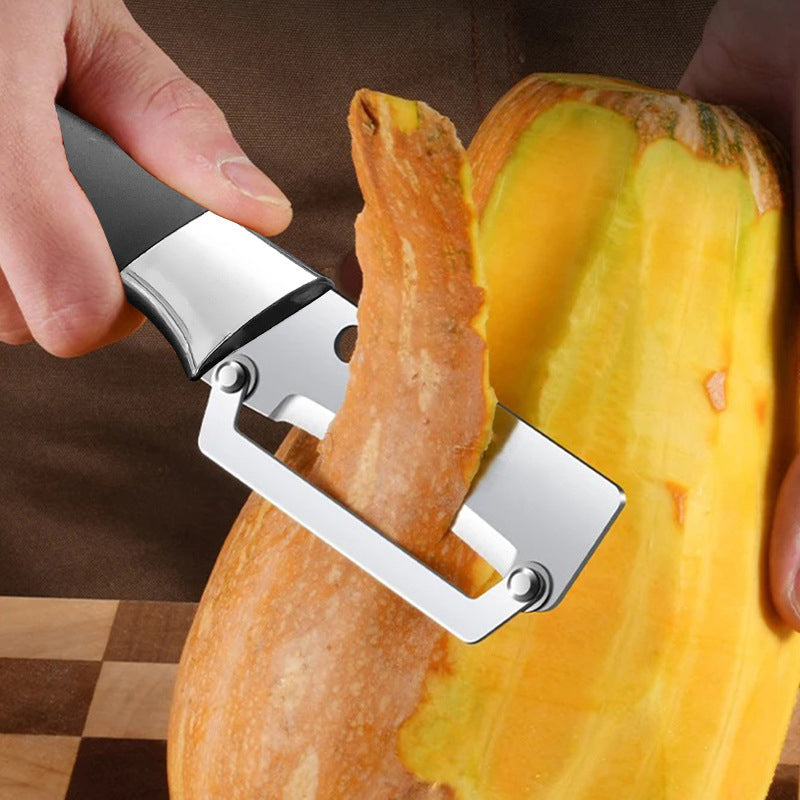 🍺Thickened Stainless Steel Multi-Peeler – Heavy-Duty, Wide Blade, Bottle Opener-4