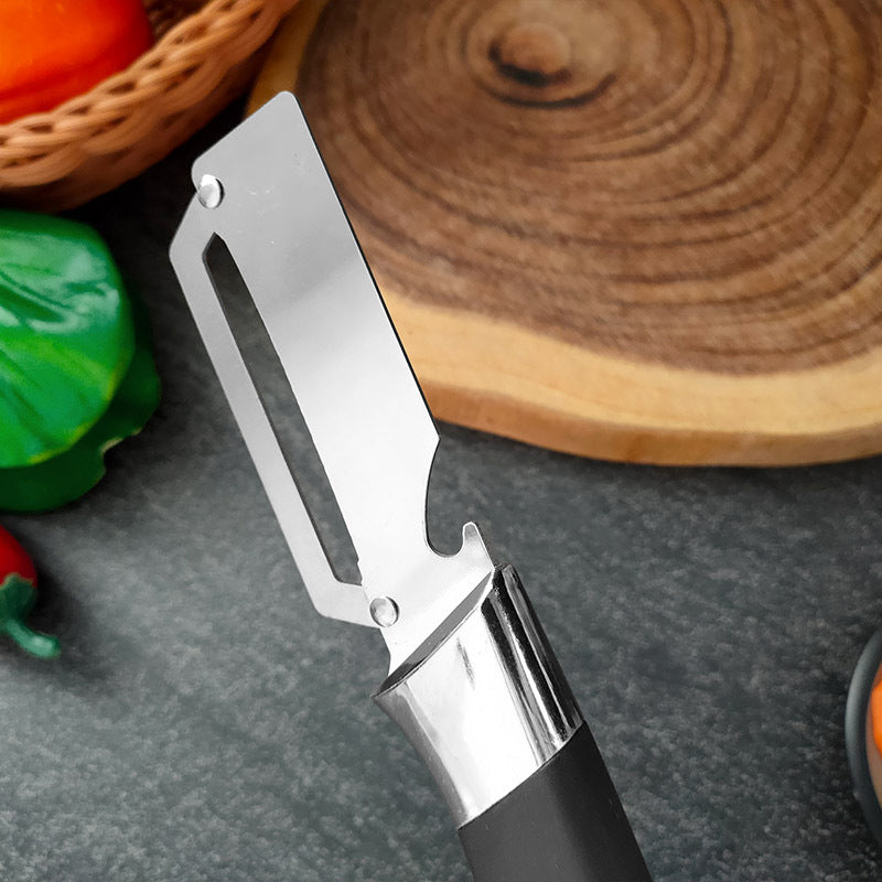 🍺Thickened Stainless Steel Multi-Peeler – Heavy-Duty, Wide Blade, Bottle Opener-6