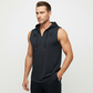 🏋️‍♂️ 50% OFF NOW! 💪 Men's Sleeveless Workout Hoodie Tank – V-Neck & Integrated Hood 🔥-3