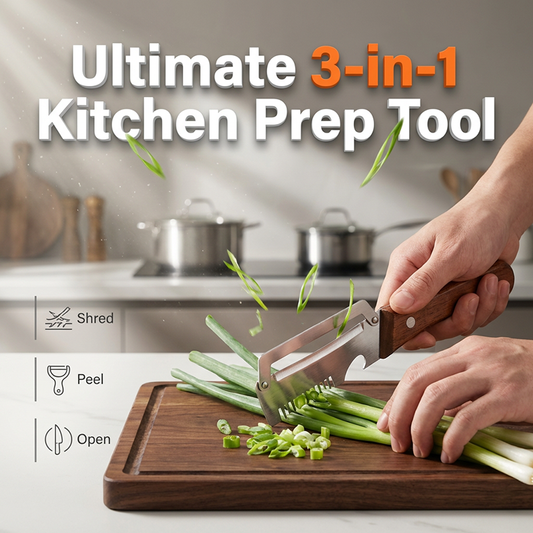 ⏰🔥LIMITED TIME ! 🥒 3-in-1 Scallion Shredder & Peeler – Fast, Efficient & Must-Have Kitchen Tool ✨🍴