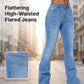 👖 High-Waist Stretch Flare Jeans for Women