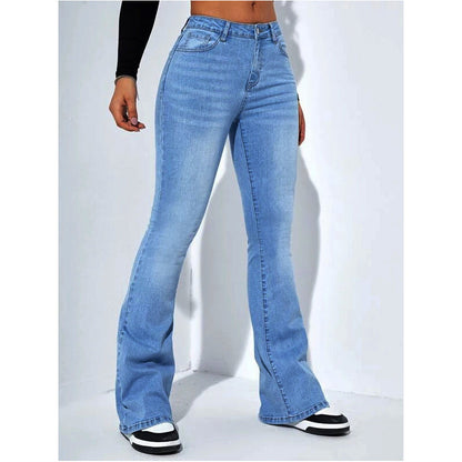 👖 High-Waist Stretch Flare Jeans for Women