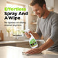 🍑 Heavy-Duty Kitchen Degreaser Spray – Fast-Acting Grease Melter 🏆  Perfect for Range Hoods & Refreshing Peach Aroma – One Spray, Spotless Kitchen ✨