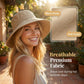 👒🌞 UPF Sun Protection Hat – Women's Wide Brim Foldable Hat for Ultimate Summer Shade