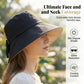 👒🌞 UPF Sun Protection Hat – Women's Wide Brim Foldable Hat for Ultimate Summer Shade