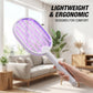 50K+ SOLD! 🏆 2‑in‑1 Foldable Mosquito Swatter – Manual zap + UV auto trap. USB rechargeable, folds flat for storage. Sleep bite‑free tonight!