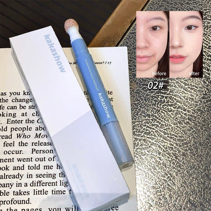 💄 Hydrating Cream Concealer Pen – Sponge Applicator, Matte Finish, Brightening ✨