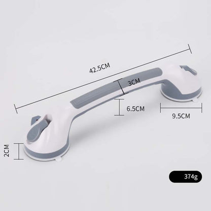 ✨ Suction Cup Grab Bar – Tool-Free No-Drill Install on Tile & Glass, Strong Vacuum Hold, Removable & Reusable – Extra Balance Support for Bathroom Safety 🔒
