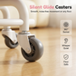 🪑Limited-Time Offer ! ⏰ Rolling Low Stool with Backrest – Padded seat & silent casters – Perfect for workshops, garages or studios – comfortable and mobile 🛠️✨