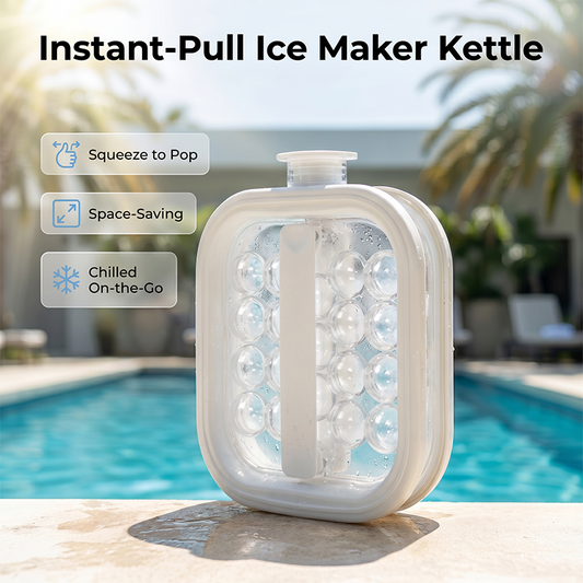 🥇Summer Hot Sale💦Portable Silicone Ice Ball Maker Kettle🧊