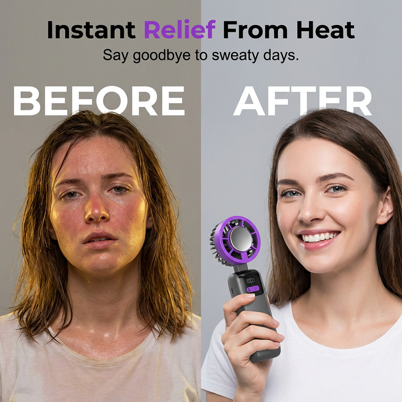 Portable Handheld Cooling Fan-1
