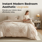 📢📢Limited-Time Offer !! ⏰Elegant Pinch Pleat Duvet Cover Set