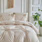 📢📢Limited-Time Offer !! ⏰Elegant Pinch Pleat Duvet Cover Set