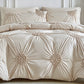 📢📢Limited-Time Offer !! ⏰Elegant Pinch Pleat Duvet Cover Set