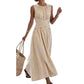 ⏳Limited-time ⏰Women Casual Striped Maxi Dress Sleeveless🎀👗