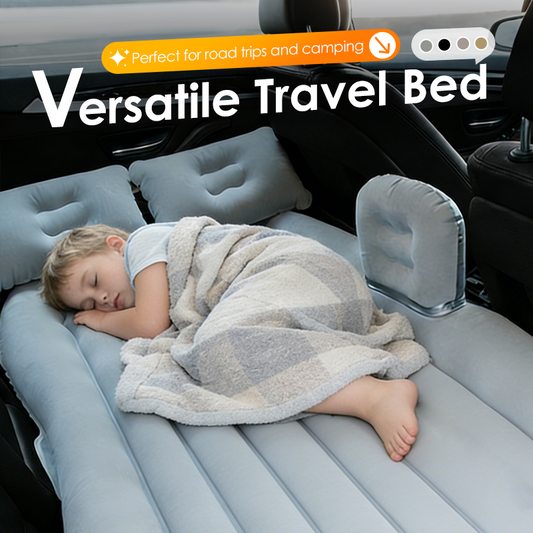 🚗 Inflatable Car Air Mattress Travel Bed