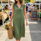 🥳SUMMER HOT SALE🥳💞50K+ SOLD!💥👗Women's Casual Sleeveless V-Neck Ruffle Dress