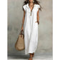 🥳SUMMER HOT SALE🥳💞50K+ SOLD!💥👗Women's Casual Sleeveless V-Neck Ruffle Dress