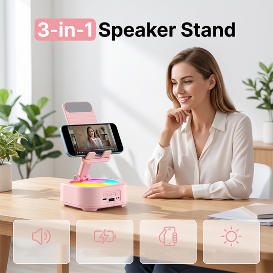 🔥🔥🔥3-in-1 Bluetooth Speaker with Phone Stand