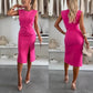 ✨ Elegant Sleeveless Slit Dress – Chic Summer Style for Women👗