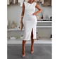 ✨ Elegant Sleeveless Slit Dress – Chic Summer Style for Women👗