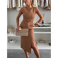 ✨ Elegant Sleeveless Slit Dress – Chic Summer Style for Women👗