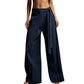 ✨Women's Flowy Wrap Front Wide Leg Pants
