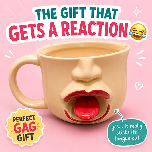 🤪Funny Tongue Out Ceramic Mug