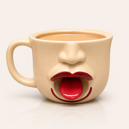 🤪Funny Tongue Out Ceramic Mug