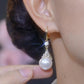 ✨Elegant Shiny French-Style Faux Pearl Earrings